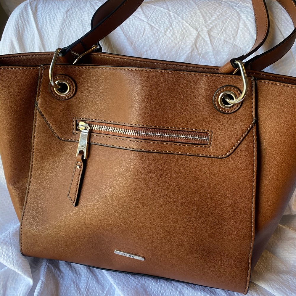 Nice leather tote chaps handbag
